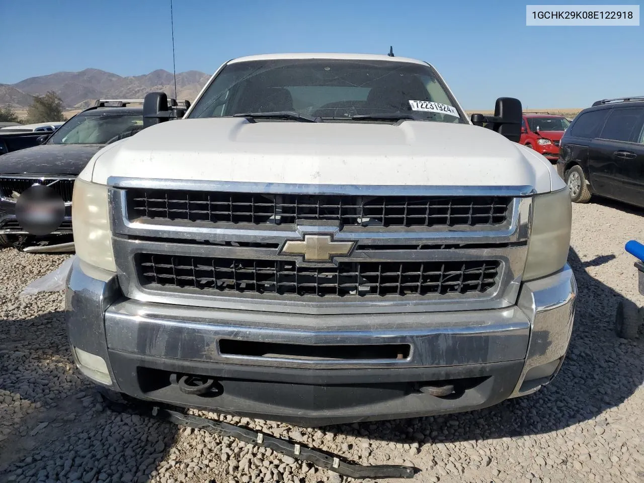 2008 Chevrolet Silverado K2500 Heavy Duty VIN: 1GCHK29K08E122918 Lot: 72231924