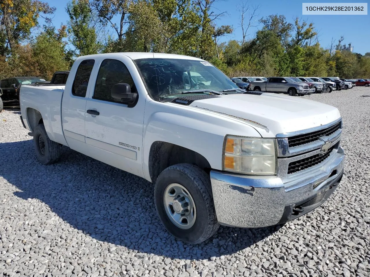 2008 Chevrolet Silverado K2500 Heavy Duty VIN: 1GCHK29K28E201362 Lot: 72243584