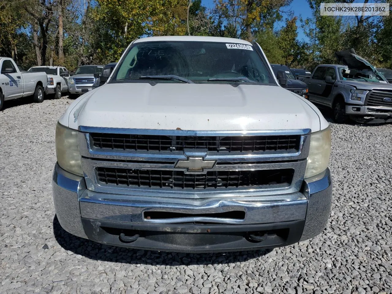 2008 Chevrolet Silverado K2500 Heavy Duty VIN: 1GCHK29K28E201362 Lot: 72243584