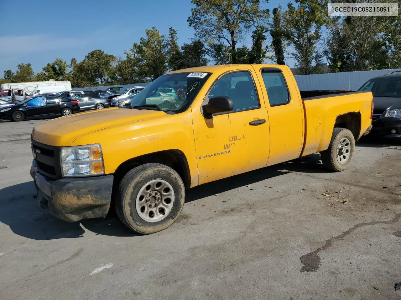 1GCEC19C08Z150911 2008 Chevrolet Silverado C1500