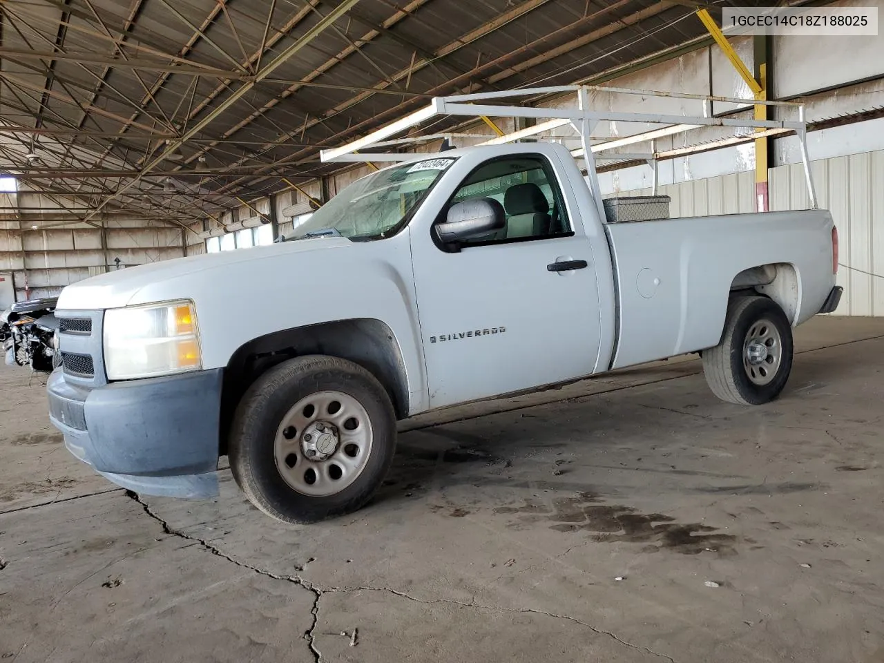 2008 Chevrolet Silverado C1500 VIN: 1GCEC14C18Z188025 Lot: 72422464