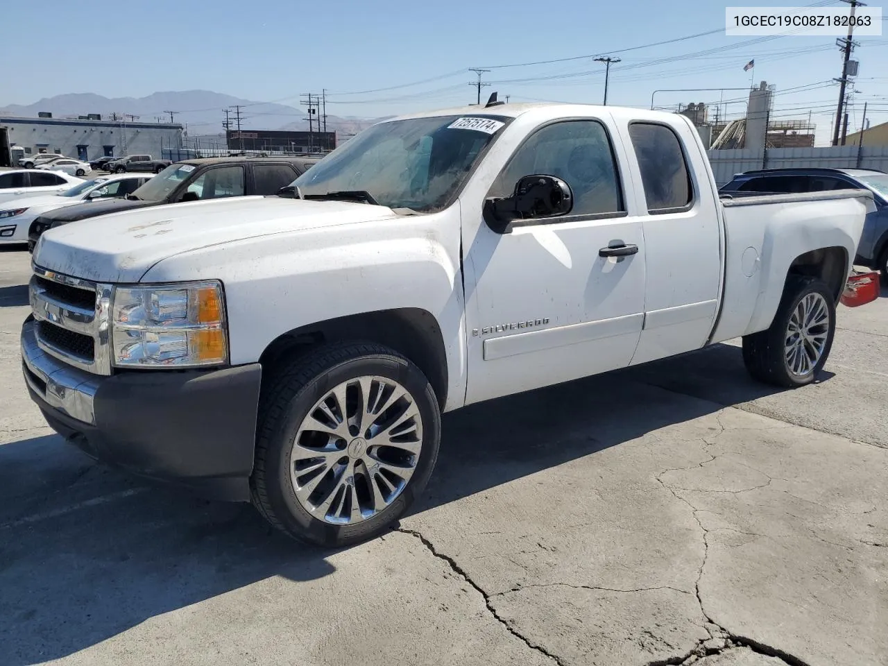 2008 Chevrolet Silverado C1500 VIN: 1GCEC19C08Z182063 Lot: 72575174