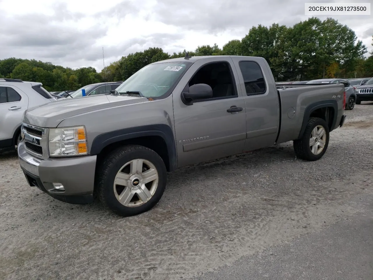 2008 Chevrolet Silverado K1500 VIN: 2GCEK19JX81273500 Lot: 72581794