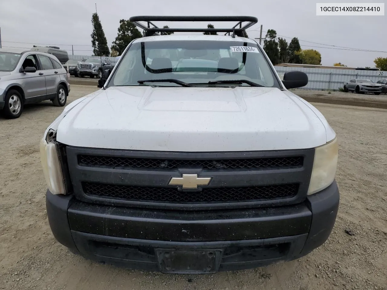 2008 Chevrolet Silverado C1500 VIN: 1GCEC14X08Z214410 Lot: 72611634