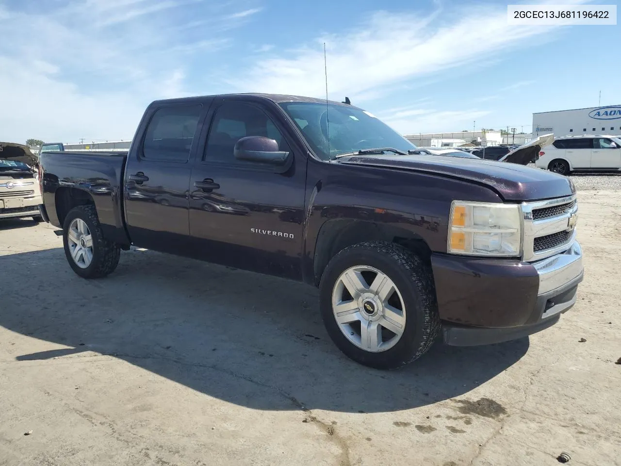 2008 Chevrolet Silverado C1500 VIN: 2GCEC13J681196422 Lot: 72675684