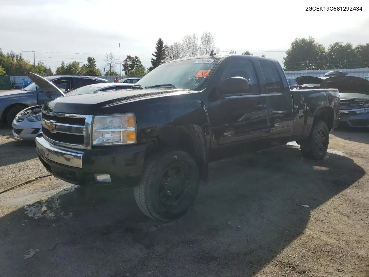 2008 Chevrolet Silverado K1500 VIN: 2GCEK19C681292434 Lot: 72798854