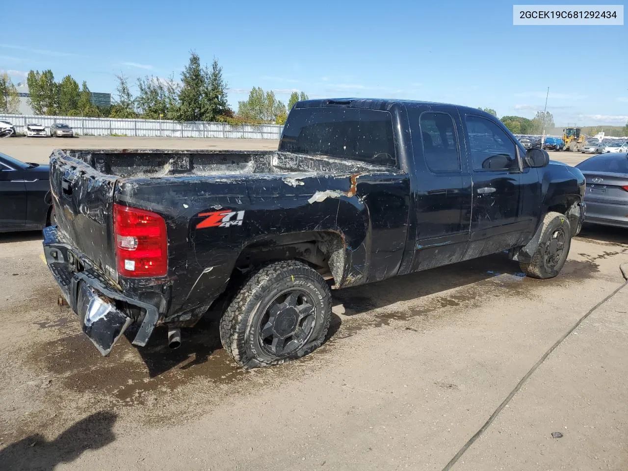 2008 Chevrolet Silverado K1500 VIN: 2GCEK19C681292434 Lot: 72798854