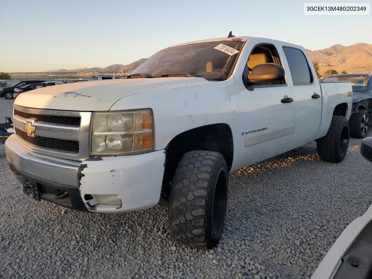 2008 Chevrolet Silverado K1500 VIN: 3GCEK13M48G202349 Lot: 72816434