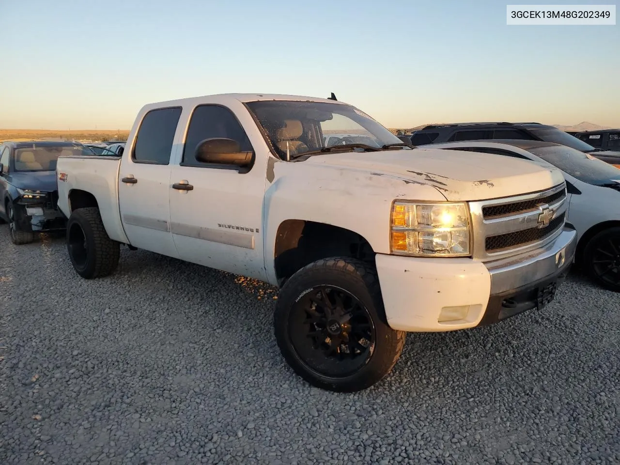 2008 Chevrolet Silverado K1500 VIN: 3GCEK13M48G202349 Lot: 72816434