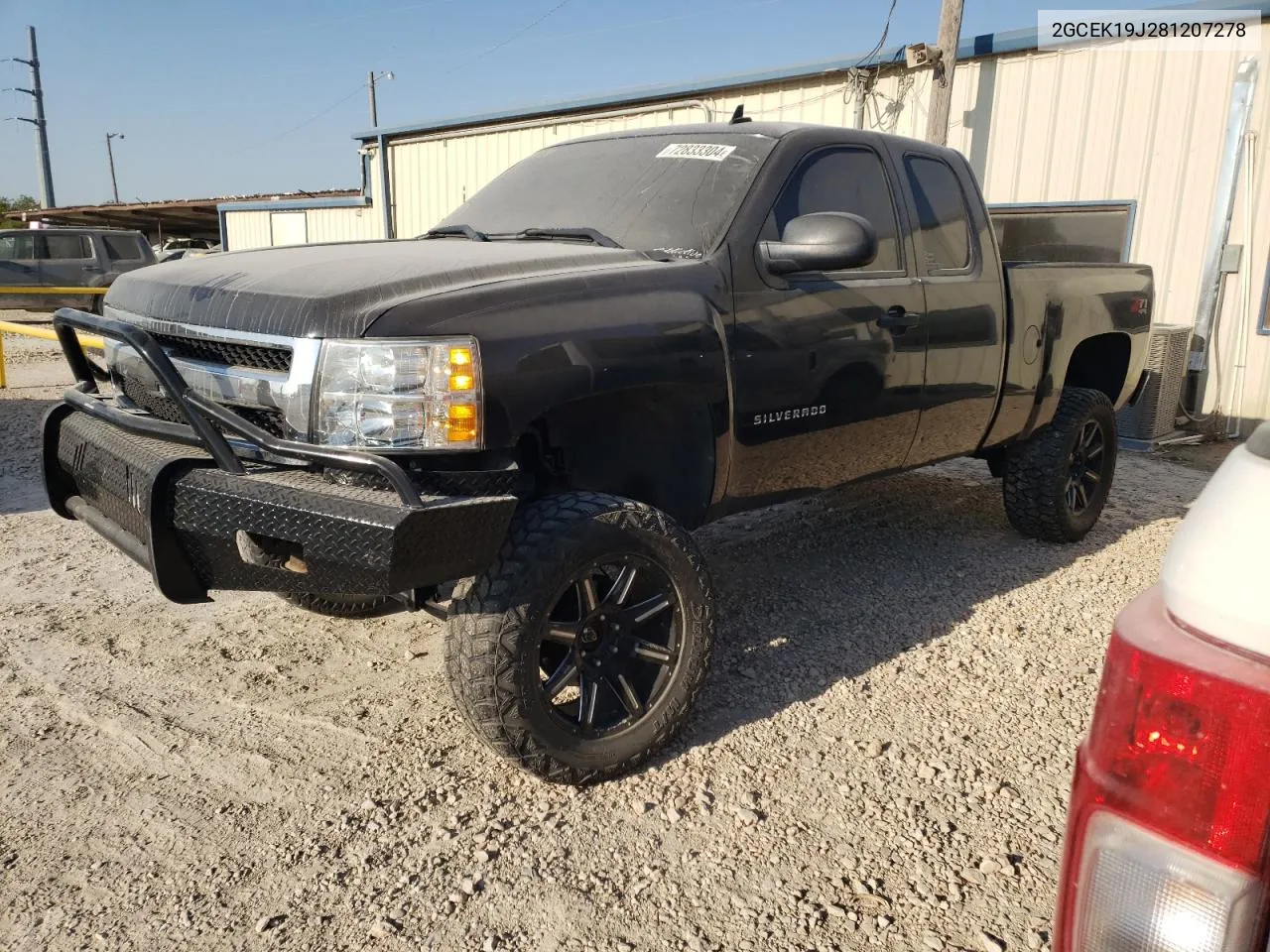 2008 Chevrolet Silverado K1500 VIN: 2GCEK19J281207278 Lot: 72833304