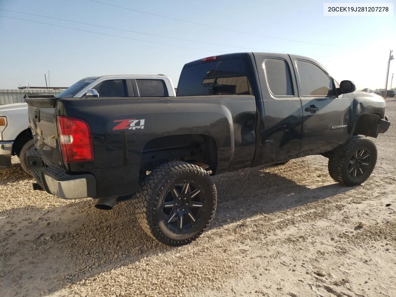 2008 Chevrolet Silverado K1500 VIN: 2GCEK19J281207278 Lot: 72833304