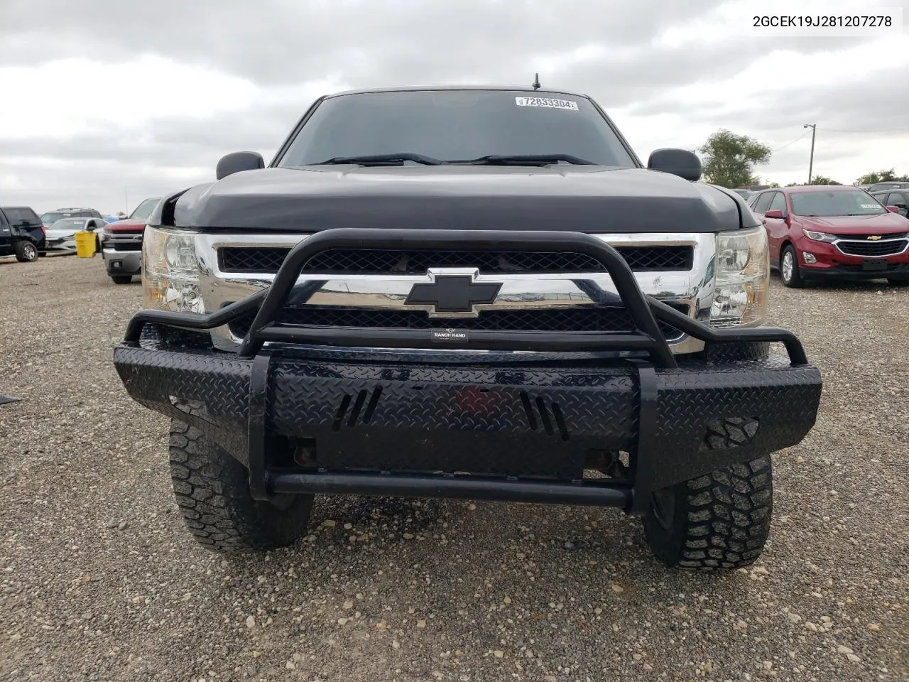 2008 Chevrolet Silverado K1500 VIN: 2GCEK19J281207278 Lot: 72833304