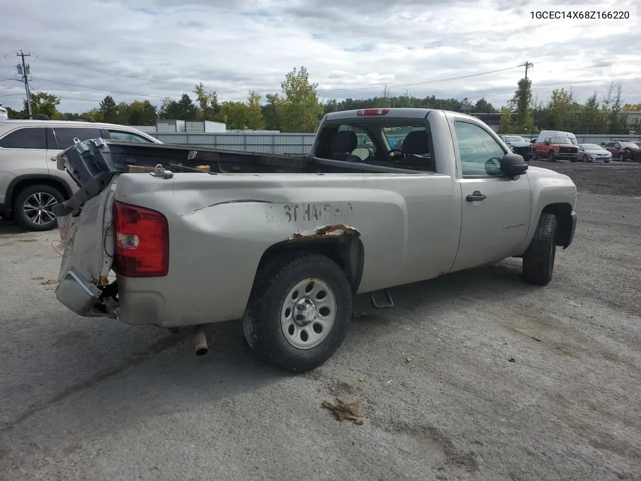 2008 Chevrolet Silverado C1500 VIN: 1GCEC14X68Z166220 Lot: 72880874