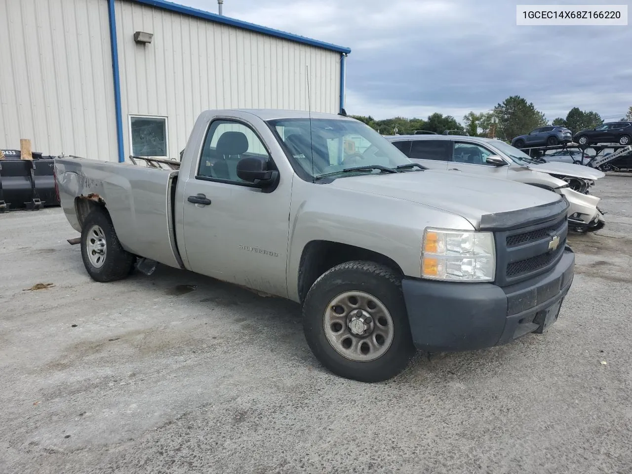 2008 Chevrolet Silverado C1500 VIN: 1GCEC14X68Z166220 Lot: 72880874