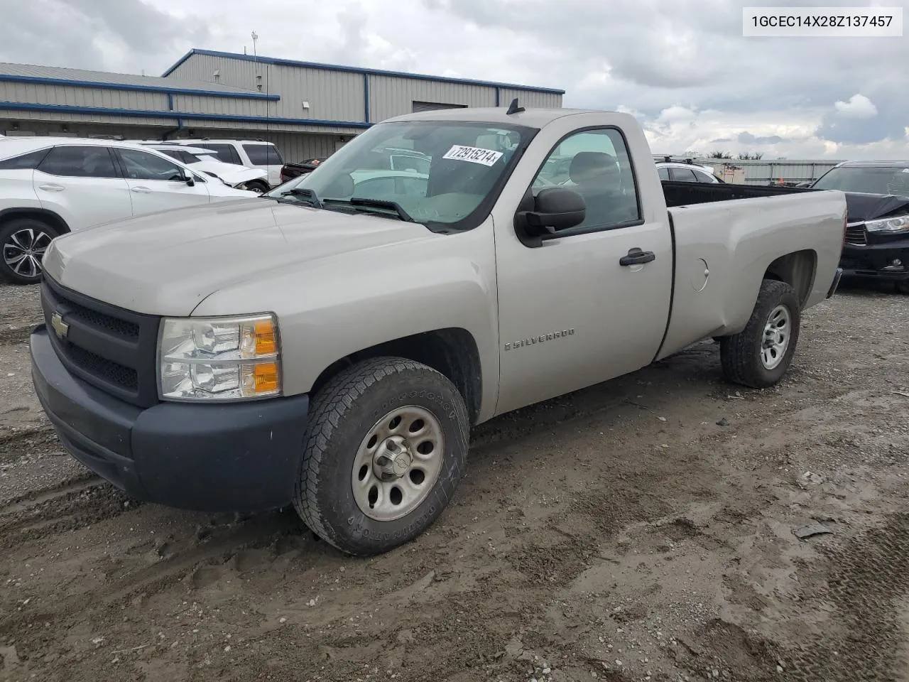 1GCEC14X28Z137457 2008 Chevrolet Silverado C1500