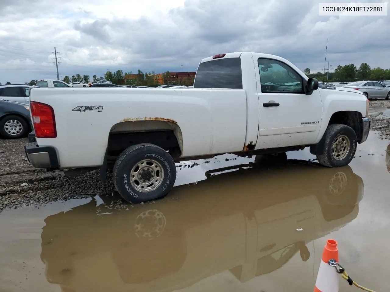 2008 Chevrolet Silverado K2500 Heavy Duty VIN: 1GCHK24K18E172881 Lot: 72970244