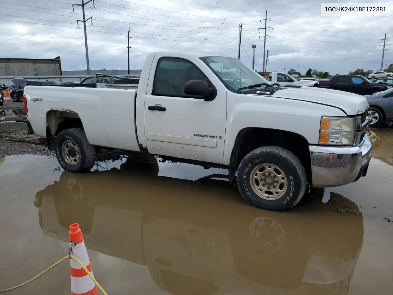 2008 Chevrolet Silverado K2500 Heavy Duty VIN: 1GCHK24K18E172881 Lot: 72970244