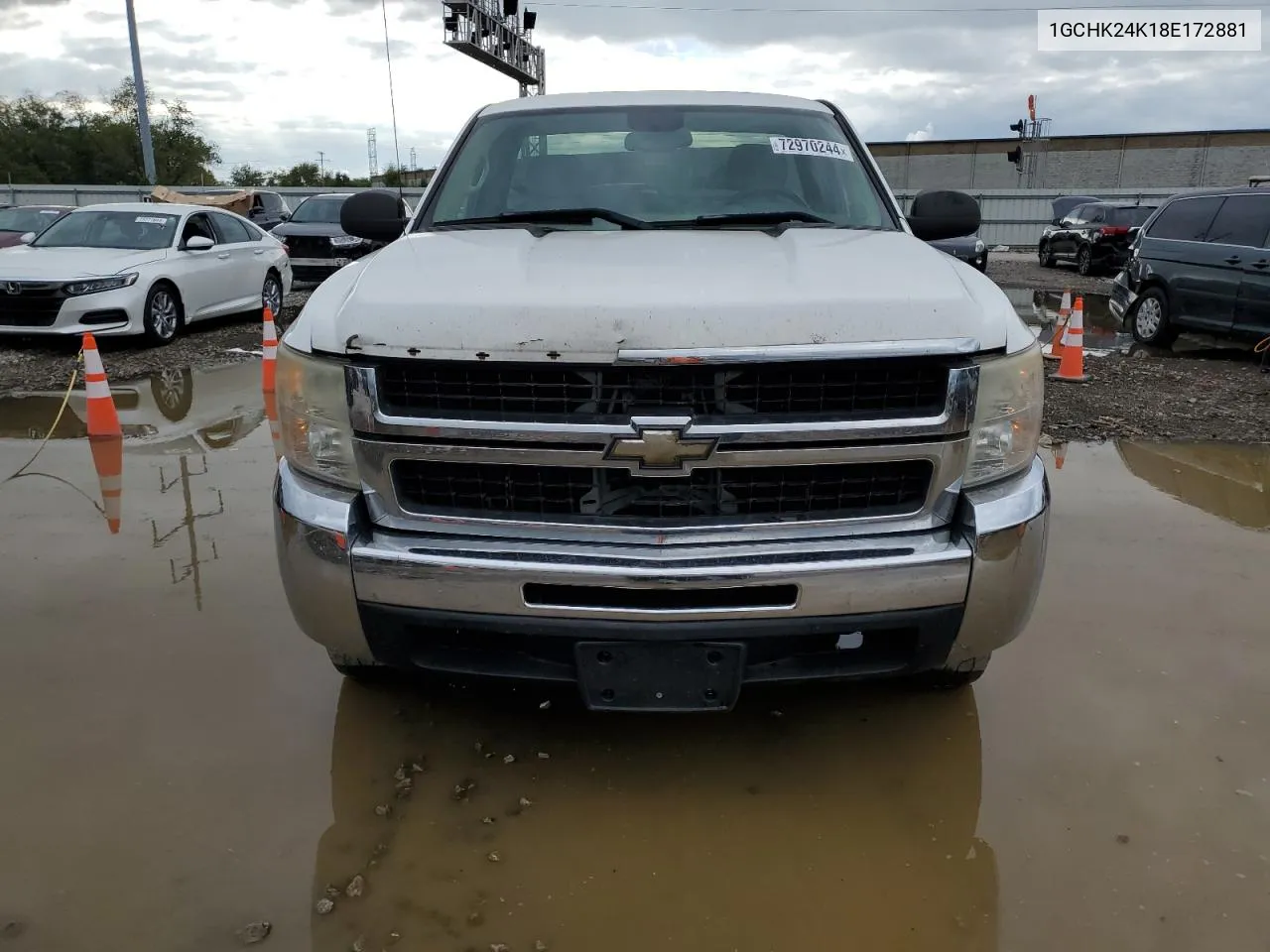 2008 Chevrolet Silverado K2500 Heavy Duty VIN: 1GCHK24K18E172881 Lot: 72970244