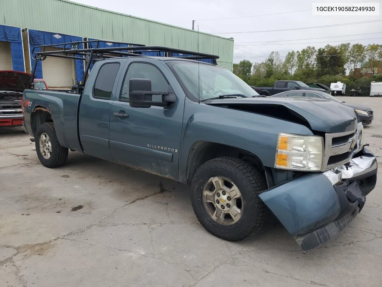 2008 Chevrolet Silverado K1500 VIN: 1GCEK19058Z249930 Lot: 73359014