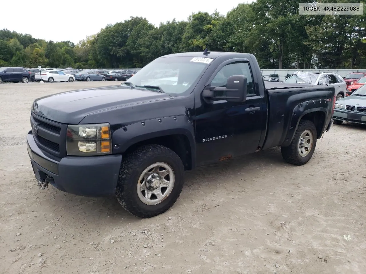 2008 Chevrolet Silverado K1500 VIN: 1GCEK14X48Z229088 Lot: 73434914