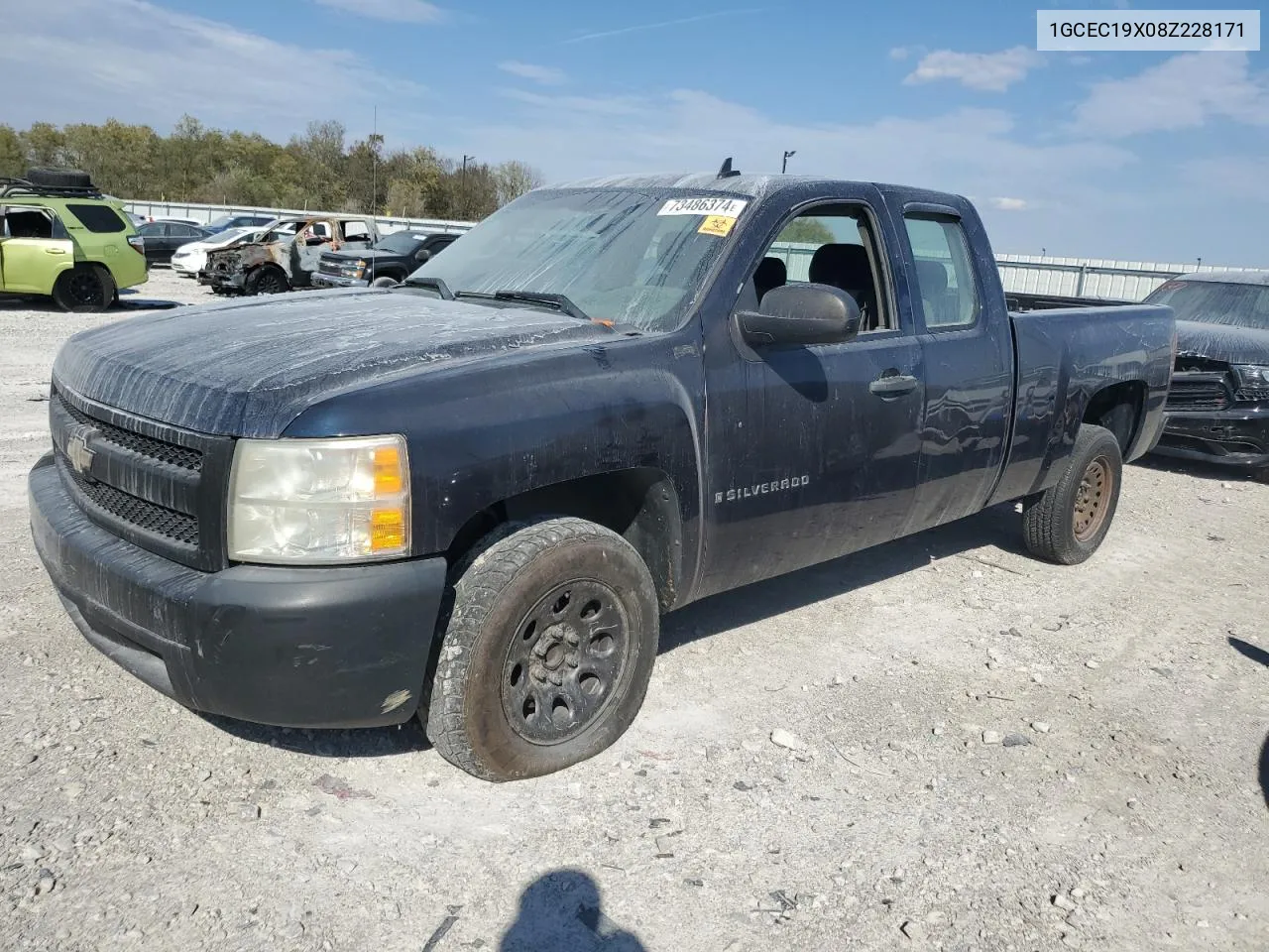 2008 Chevrolet Silverado C1500 VIN: 1GCEC19X08Z228171 Lot: 73486374