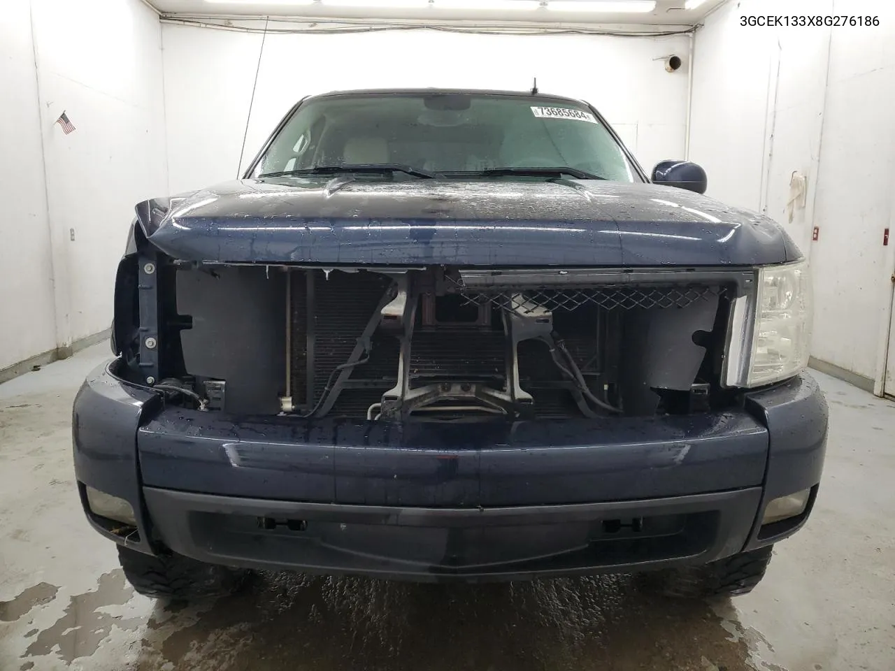 2008 Chevrolet Silverado K1500 VIN: 3GCEK133X8G276186 Lot: 73685684