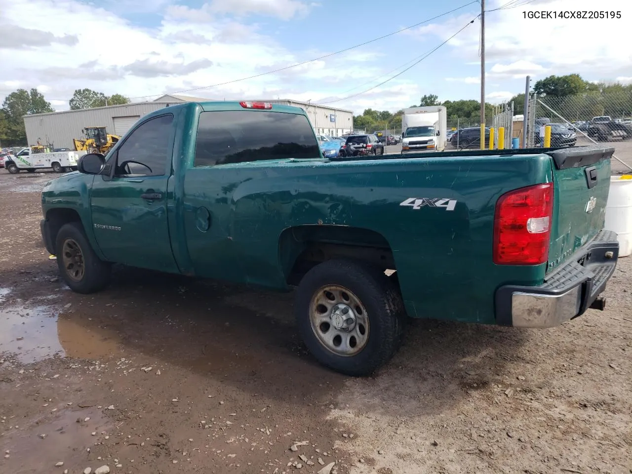 2008 Chevrolet Silverado K1500 VIN: 1GCEK14CX8Z205195 Lot: 73702014