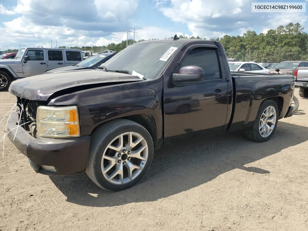 2008 Chevrolet Silverado C1500 VIN: 1GCEC14C98Z199600 Lot: 73742734