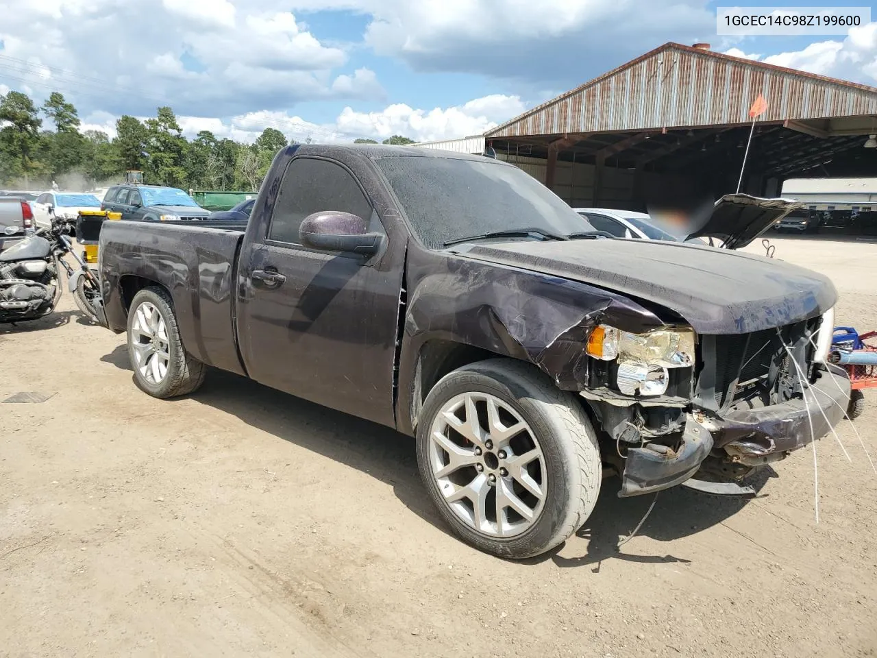 2008 Chevrolet Silverado C1500 VIN: 1GCEC14C98Z199600 Lot: 73742734