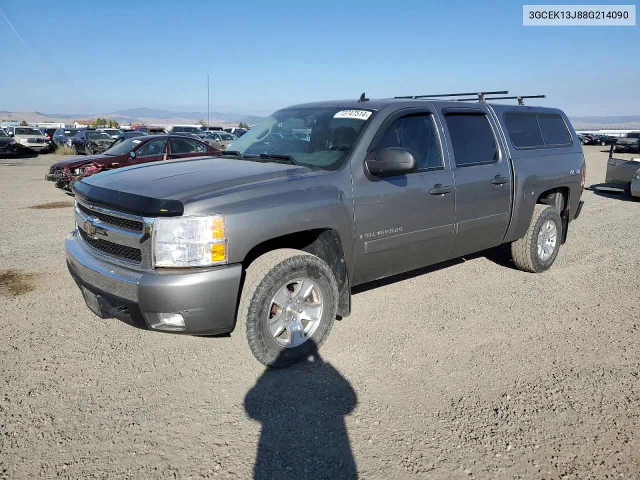 2008 Chevrolet Silverado K1500 VIN: 3GCEK13J88G214090 Lot: 73747514