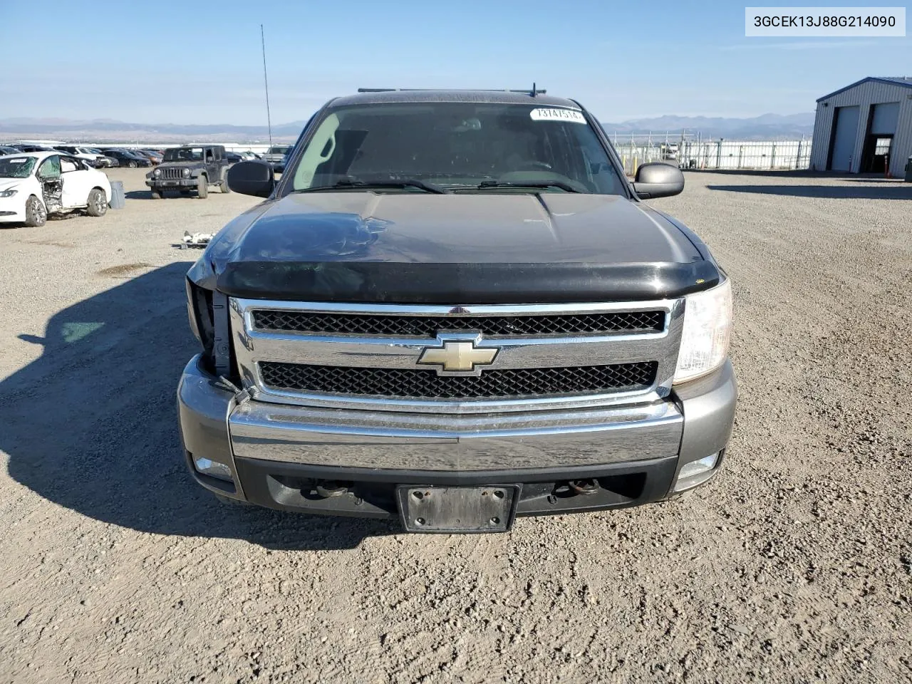 2008 Chevrolet Silverado K1500 VIN: 3GCEK13J88G214090 Lot: 73747514