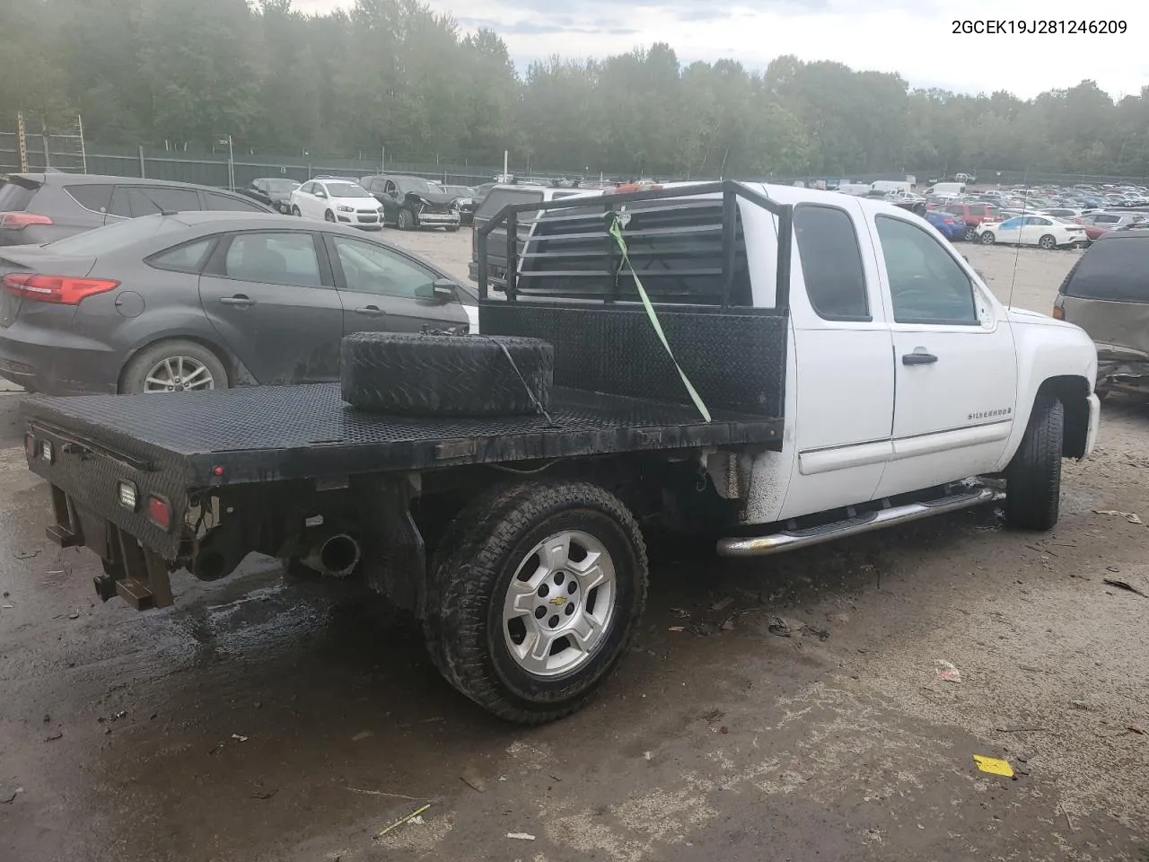 2008 Chevrolet Silverado K1500 VIN: 2GCEK19J281246209 Lot: 73782564