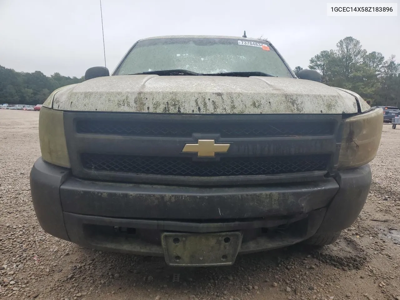 2008 Chevrolet Silverado C1500 VIN: 1GCEC14X58Z183896 Lot: 73784834