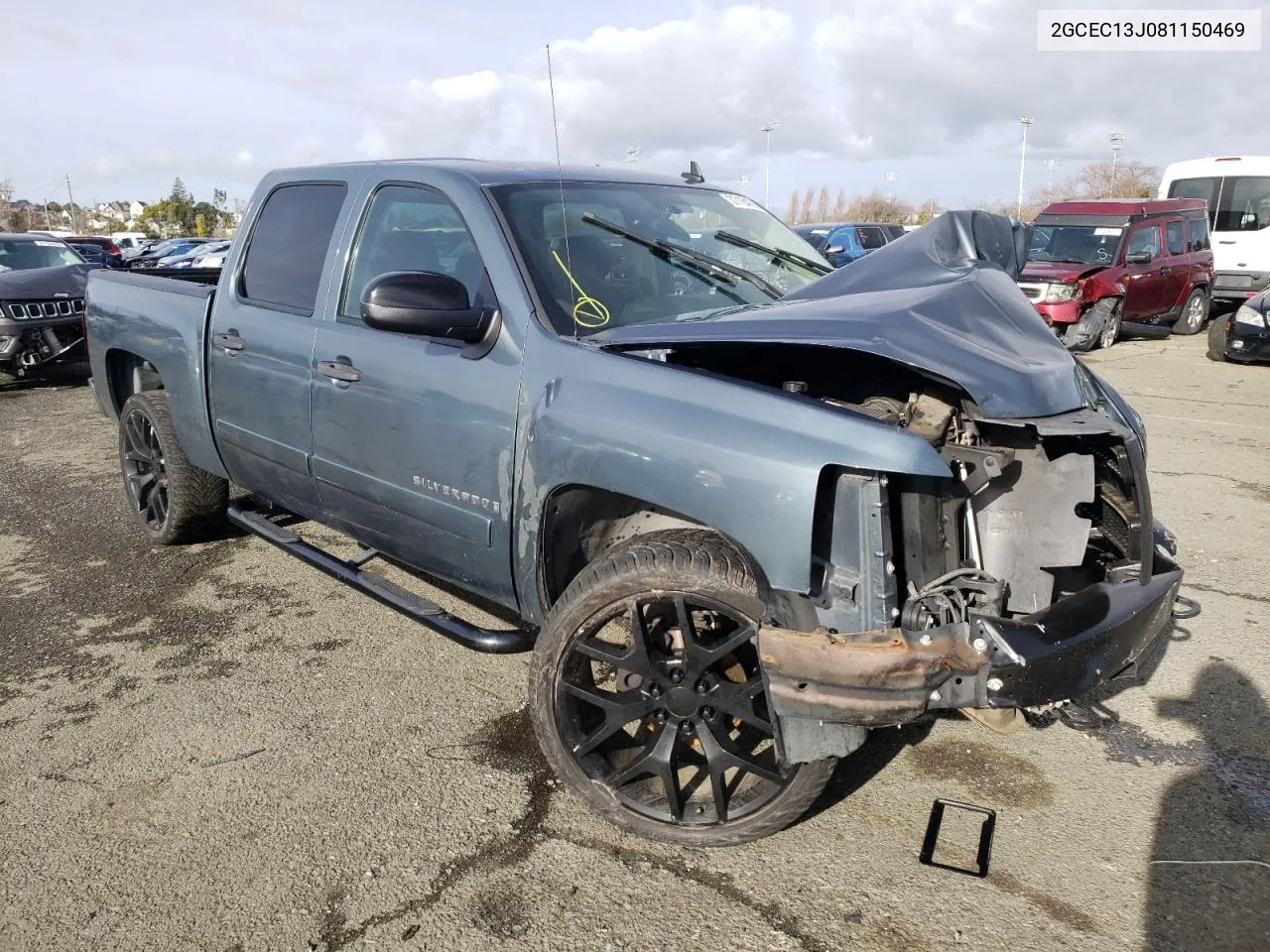 2008 Chevrolet Silverado C1500 VIN: 2GCEC13J081150469 Lot: 73800004