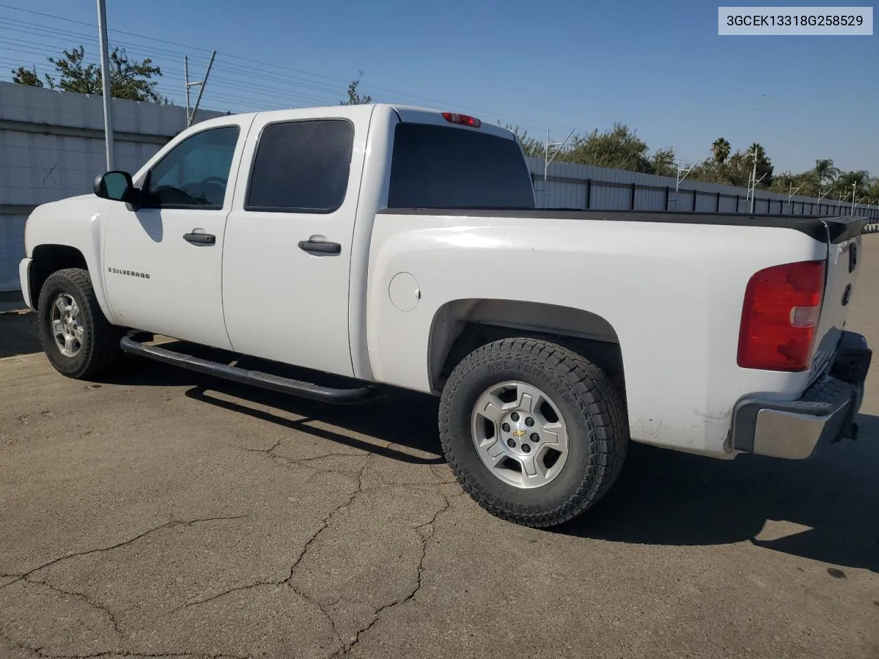 2008 Chevrolet Silverado K1500 VIN: 3GCEK13318G258529 Lot: 74146284