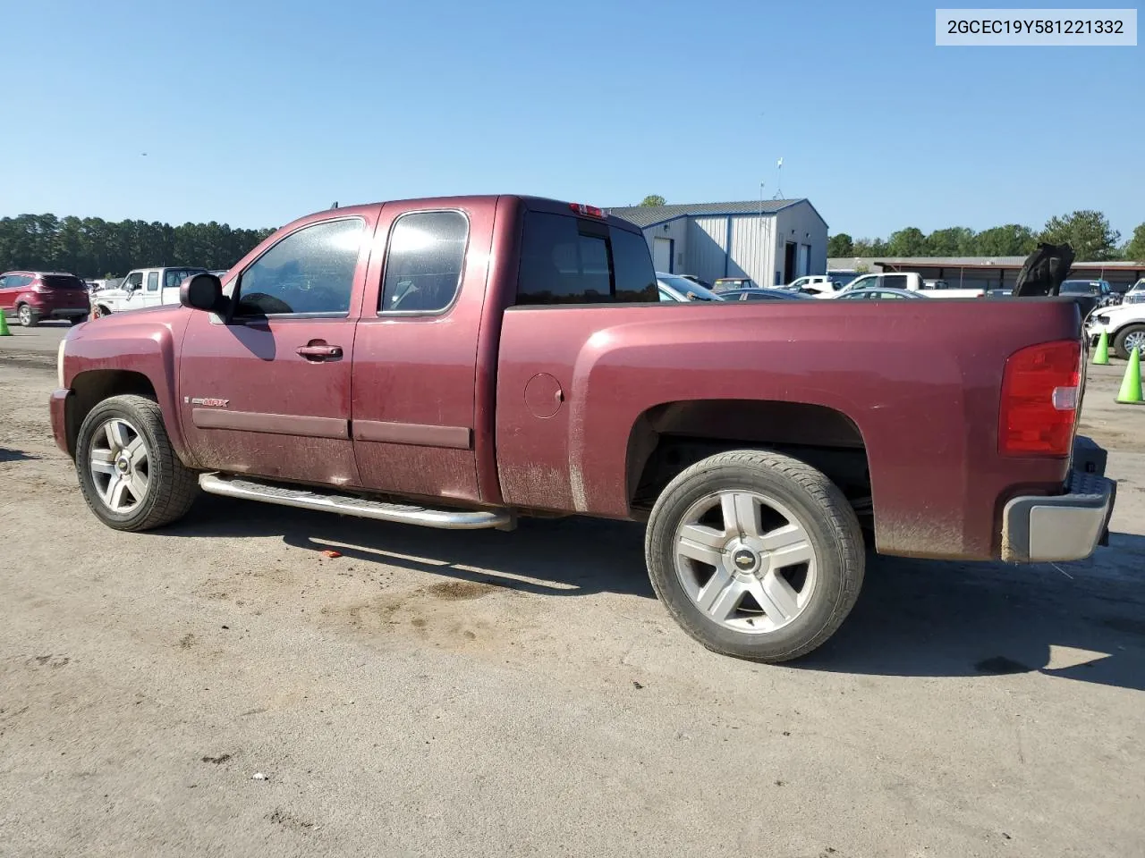 2008 Chevrolet Silverado C1500 VIN: 2GCEC19Y581221332 Lot: 74221554