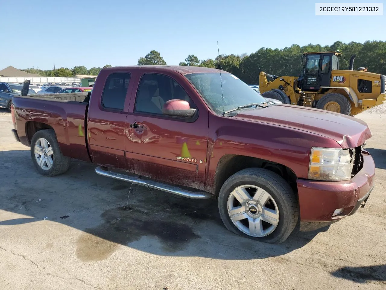 2008 Chevrolet Silverado C1500 VIN: 2GCEC19Y581221332 Lot: 74221554