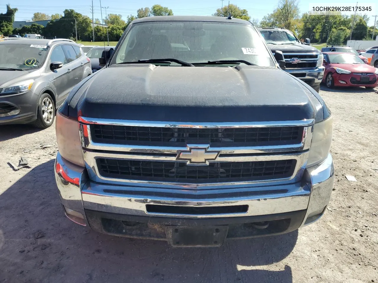 2008 Chevrolet Silverado K2500 Heavy Duty VIN: 1GCHK29K28E175345 Lot: 74308514