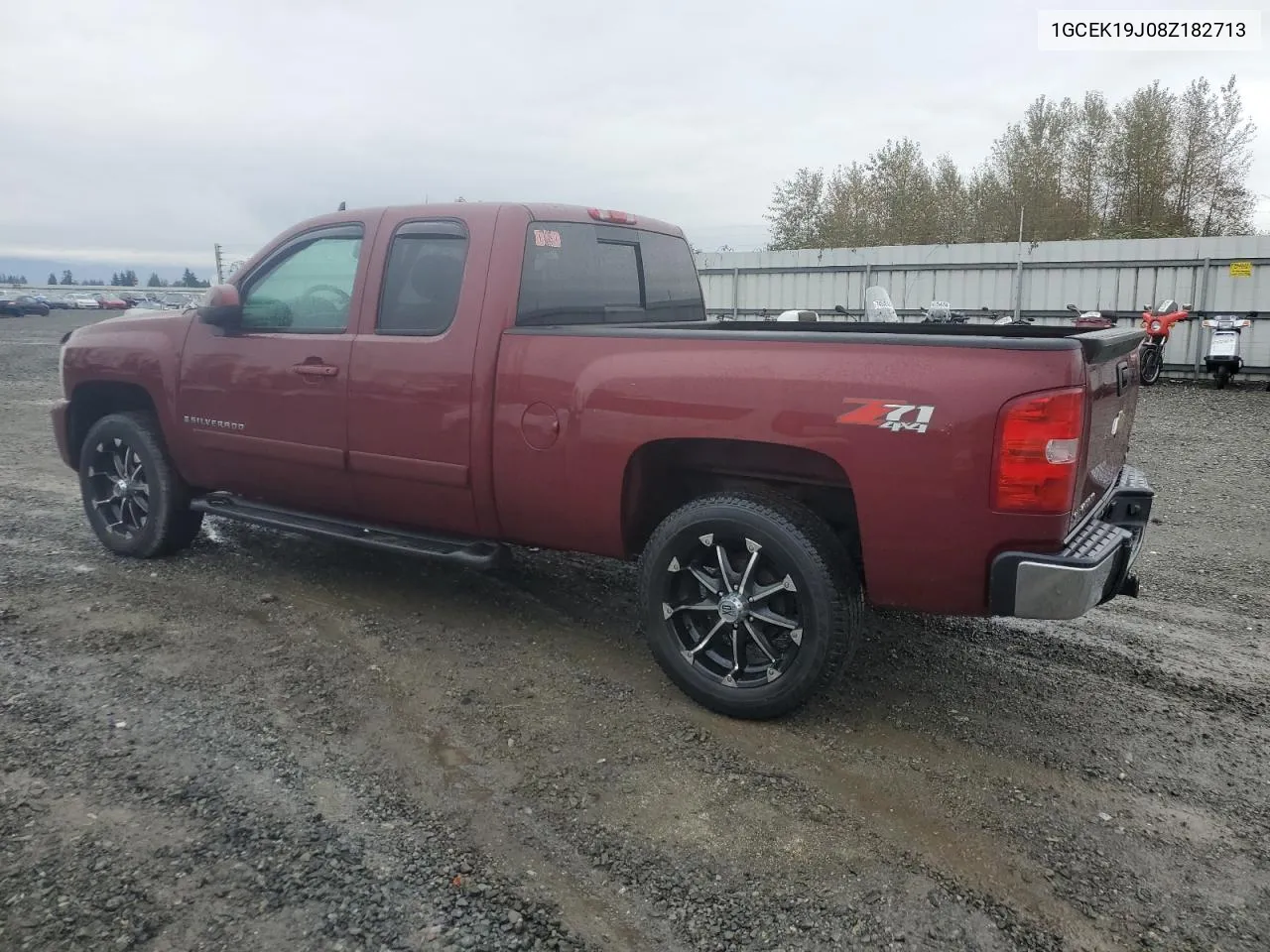 2008 Chevrolet Silverado K1500 VIN: 1GCEK19J08Z182713 Lot: 74433034