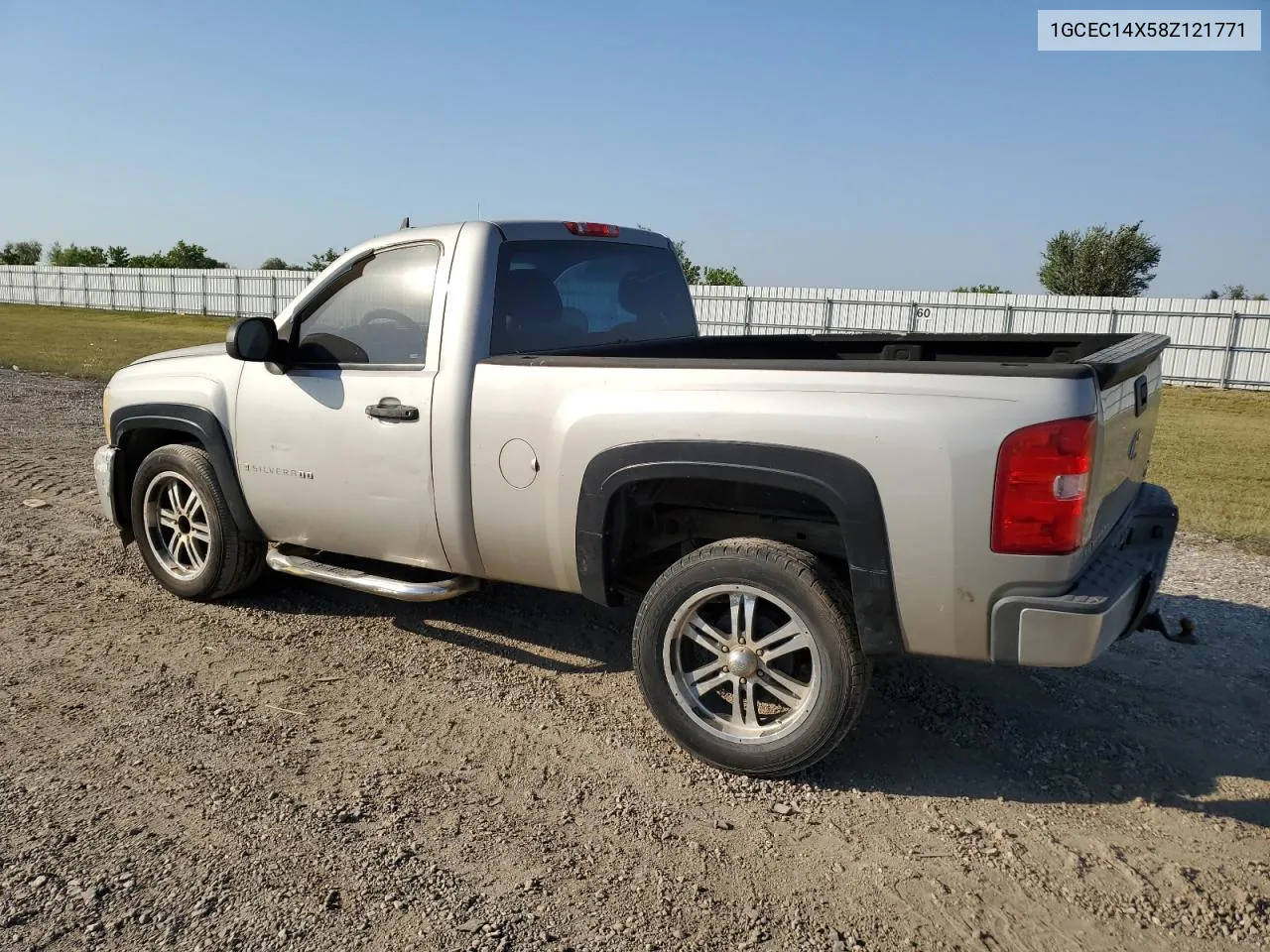 2008 Chevrolet Silverado C1500 VIN: 1GCEC14X58Z121771 Lot: 74520034