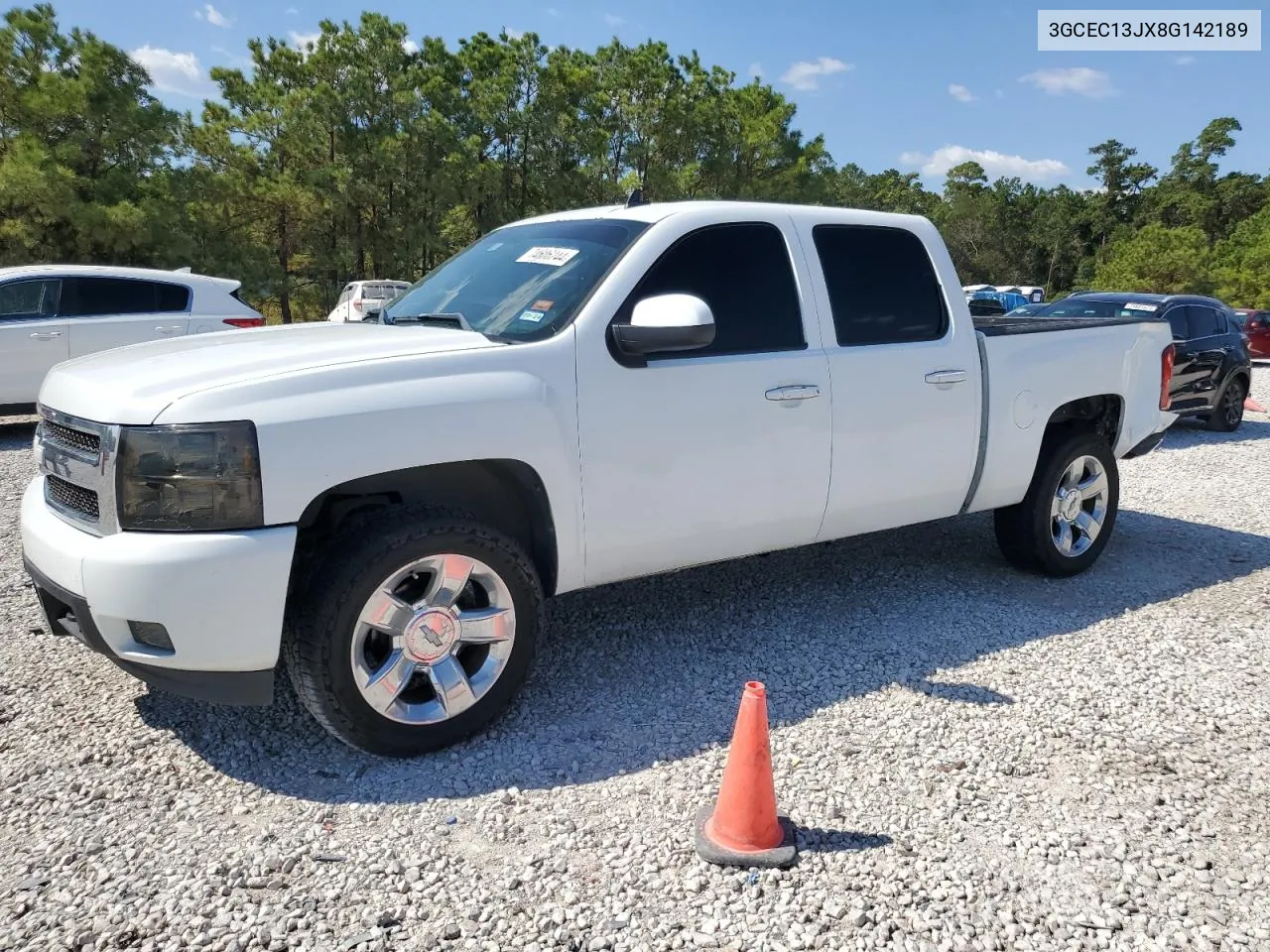 2008 Chevrolet Silverado C1500 VIN: 3GCEC13JX8G142189 Lot: 74606244