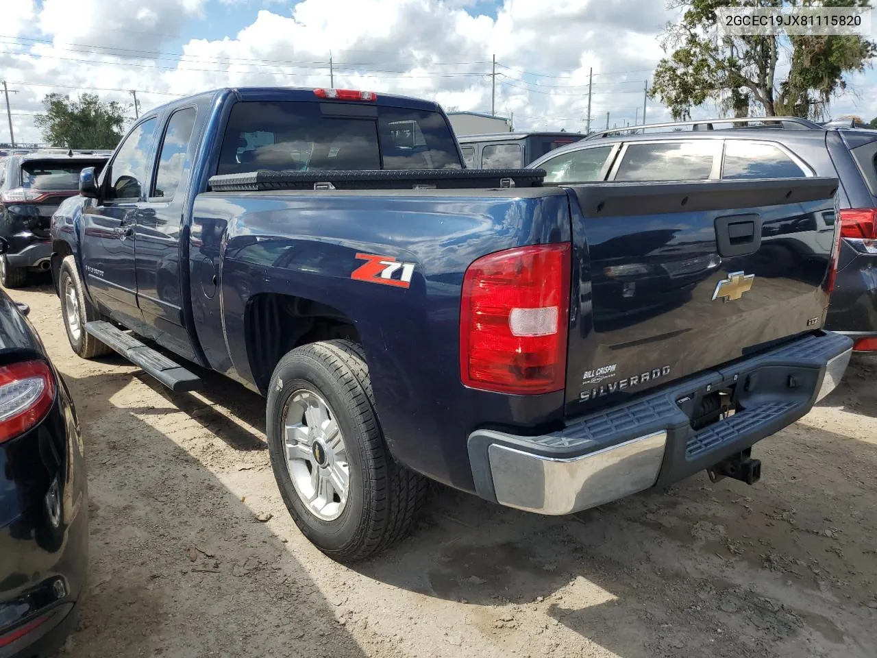 2008 Chevrolet Silverado C1500 VIN: 2GCEC19JX81115820 Lot: 74668394