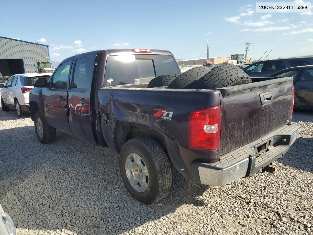 2008 Chevrolet Silverado K1500 VIN: 2GCEK133281116389 Lot: 74942694