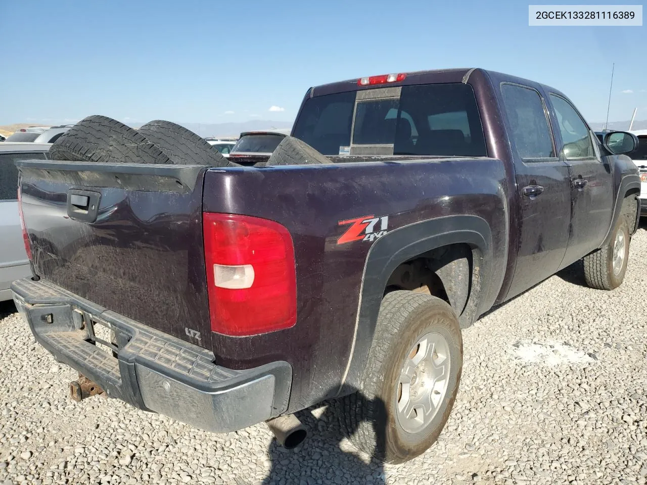 2008 Chevrolet Silverado K1500 VIN: 2GCEK133281116389 Lot: 74942694