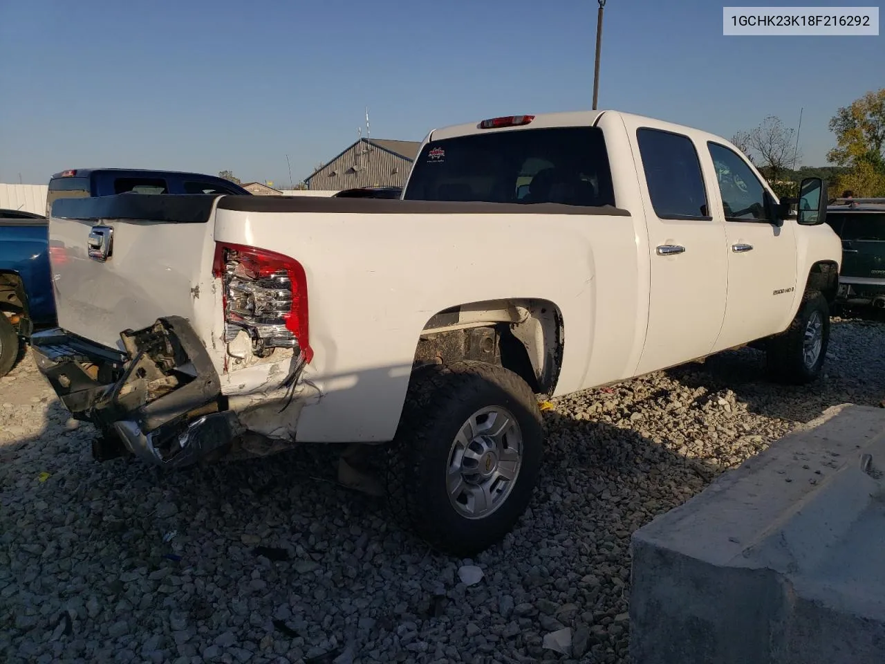 2008 Chevrolet Silverado K2500 Heavy Duty VIN: 1GCHK23K18F216292 Lot: 75027764