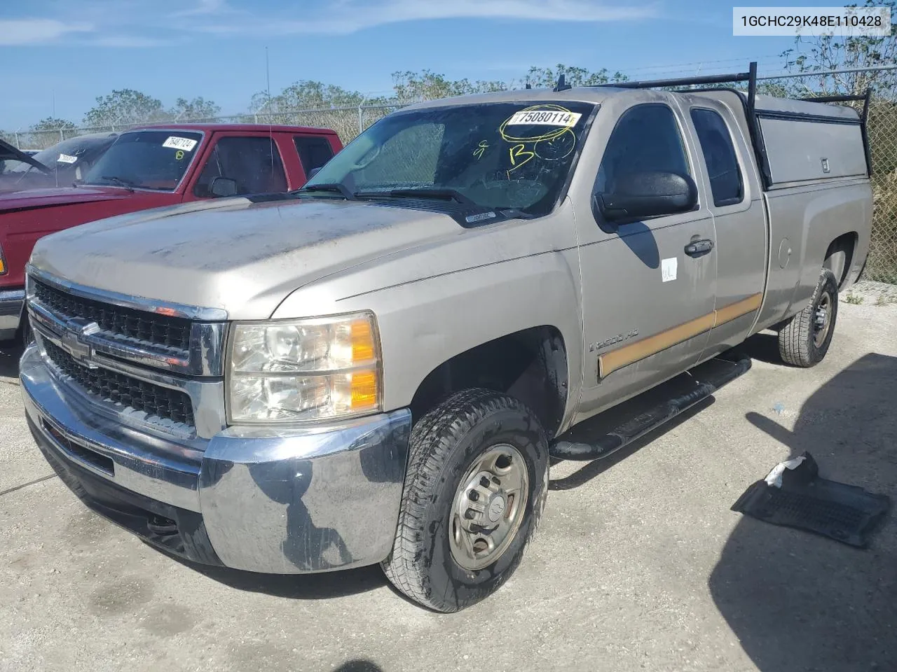 2008 Chevrolet Silverado C2500 Heavy Duty VIN: 1GCHC29K48E110428 Lot: 75080114