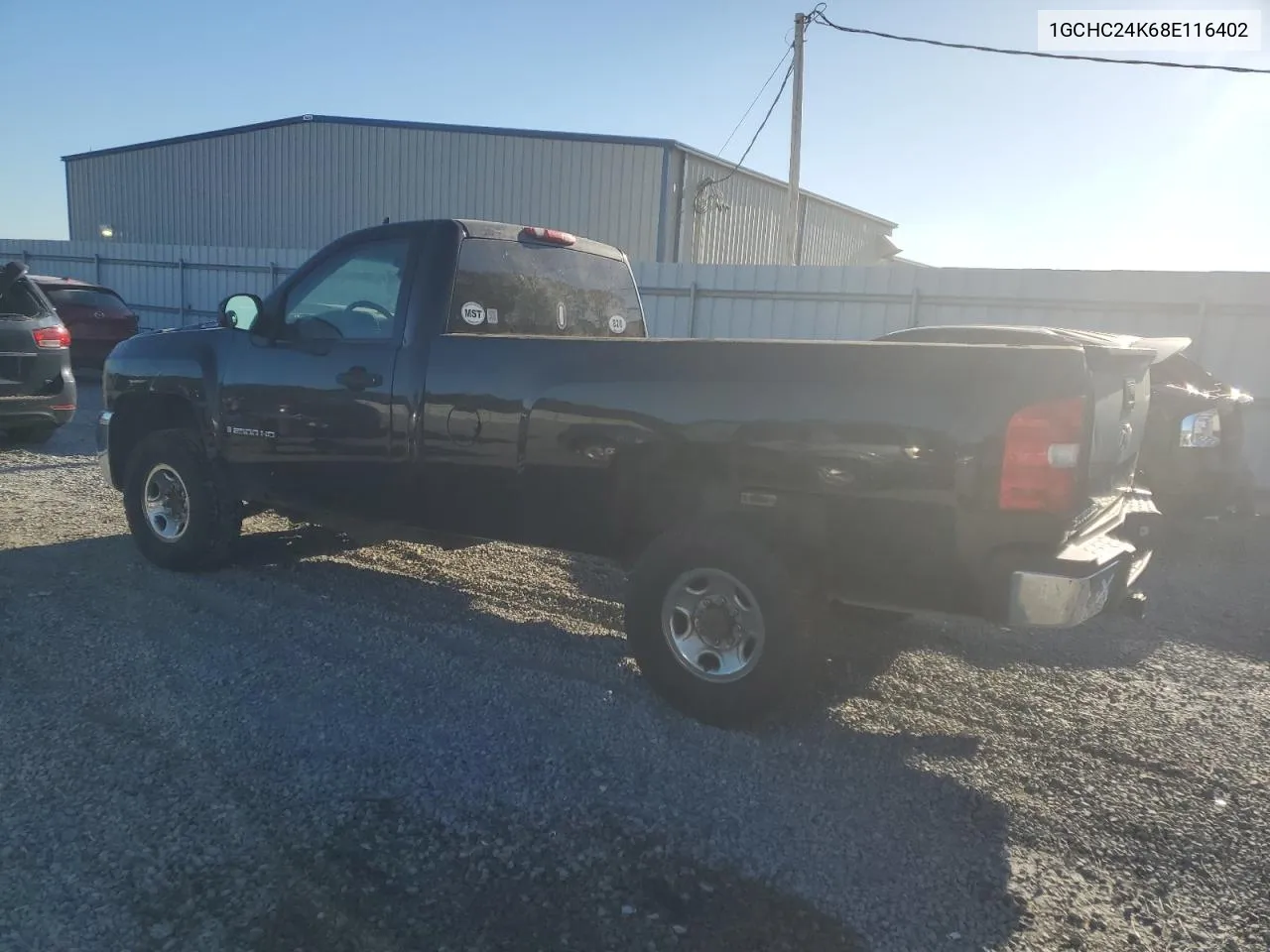 2008 Chevrolet Silverado C2500 Heavy Duty VIN: 1GCHC24K68E116402 Lot: 75126604