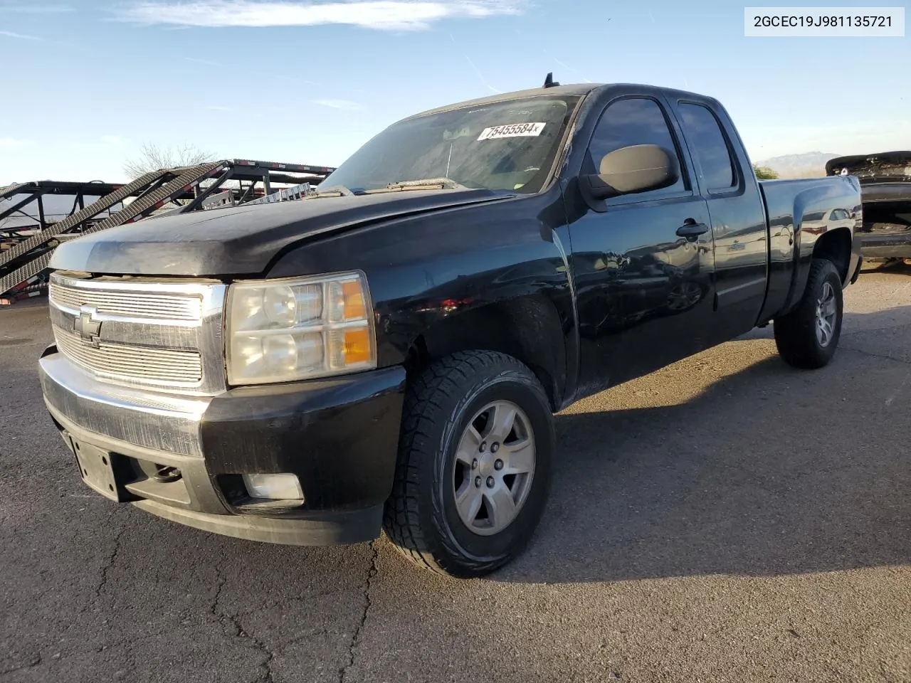 2008 Chevrolet Silverado C1500 VIN: 2GCEC19J981135721 Lot: 75455584