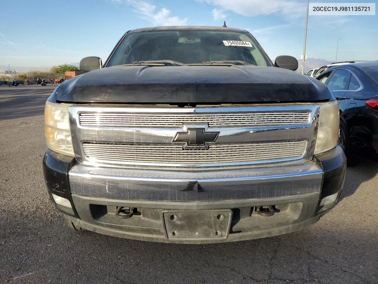 2008 Chevrolet Silverado C1500 VIN: 2GCEC19J981135721 Lot: 75455584