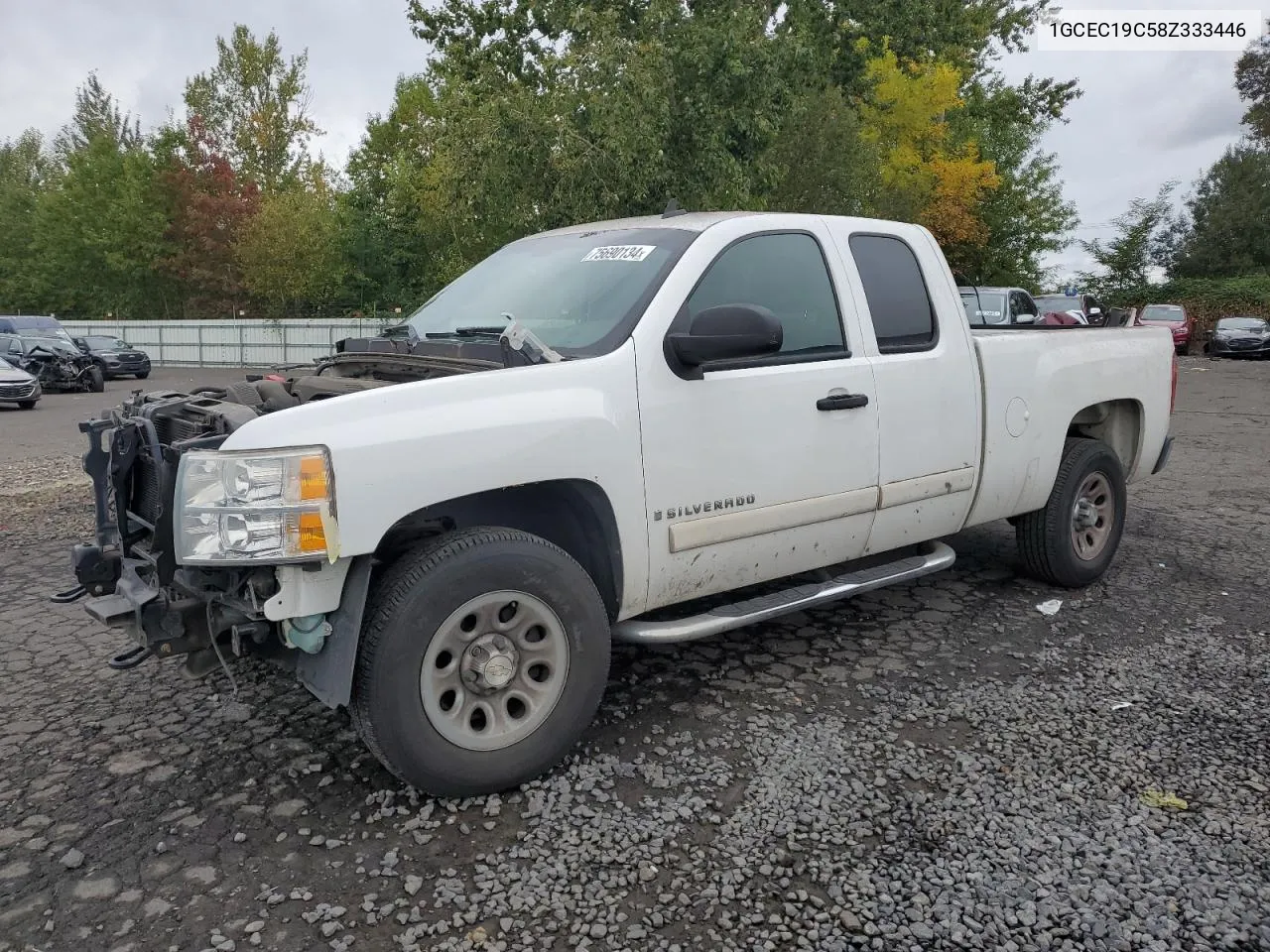 2008 Chevrolet Silverado C1500 VIN: 1GCEC19C58Z333446 Lot: 75690134